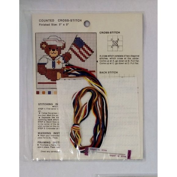 3 counted cross stitch kits - Stars-n-Stitches by Bucilla Gallery of Stitches - Picture 3 of 9